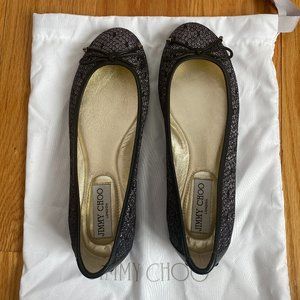 Jimmy Choo Leather Ballet Flats
